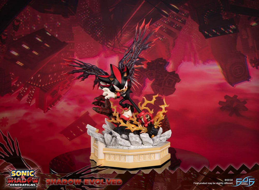 Statua Shadow Evolved Sonic X Shadow Generations 58 cm First 4 Figures
