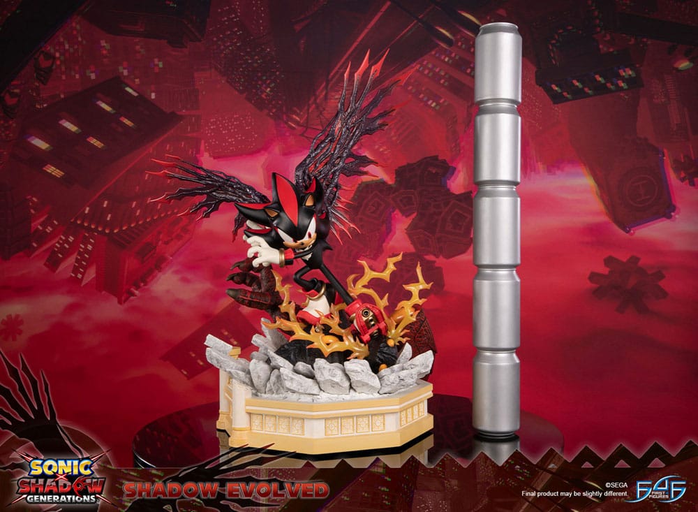 Statua Shadow Evolved Sonic X Shadow Generations 58 cm First 4 Figures