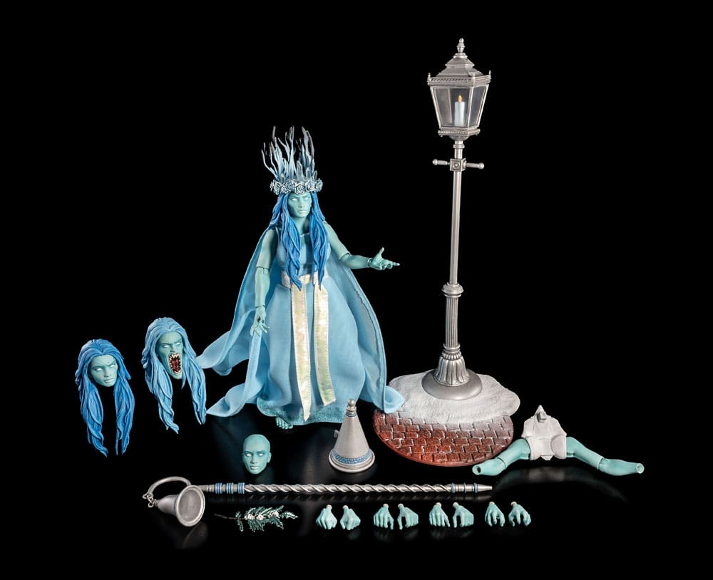 Figura Obscura Ghost of Christmas Past Haunted Blue – Action figure da collezione Four Horsemen Toy Design