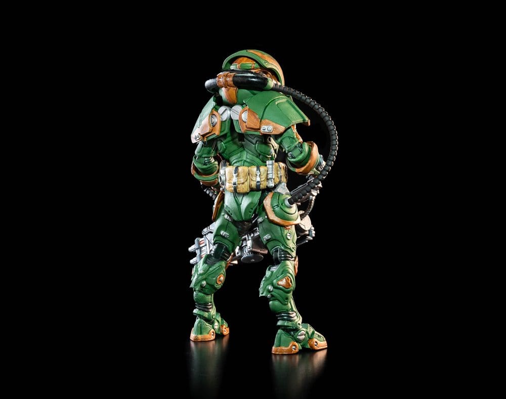 Cosmic Legions T.U.5.C.C. Heavy Gunner Action Figure - Four Horsemen Toy Design