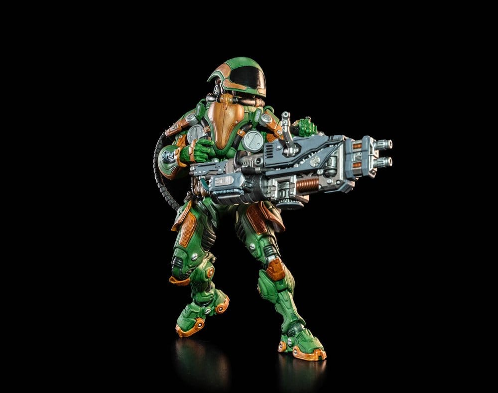 Cosmic Legions T.U.5.C.C. Heavy Gunner Action Figure - Four Horsemen Toy Design