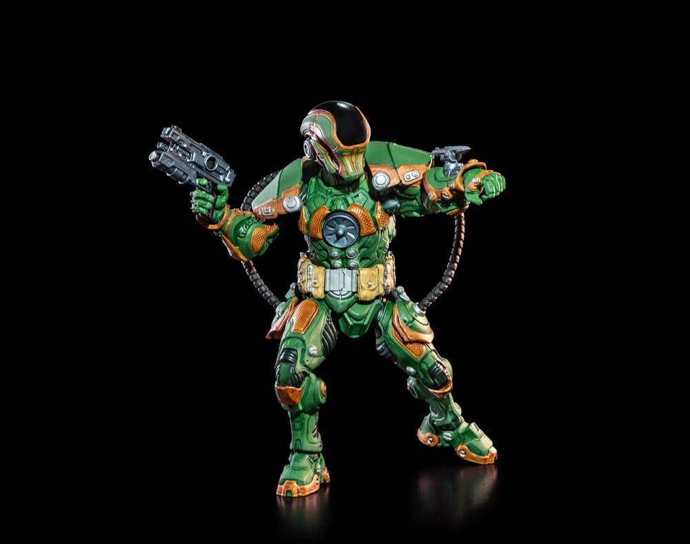 Cosmic Legions T.U.5.C.C. Heavy Gunner Action Figure - Four Horsemen Toy Design