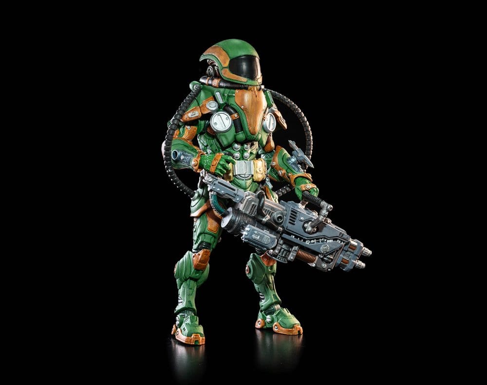 Cosmic Legions T.U.5.C.C. Heavy Gunner Action Figure - Four Horsemen Toy Design