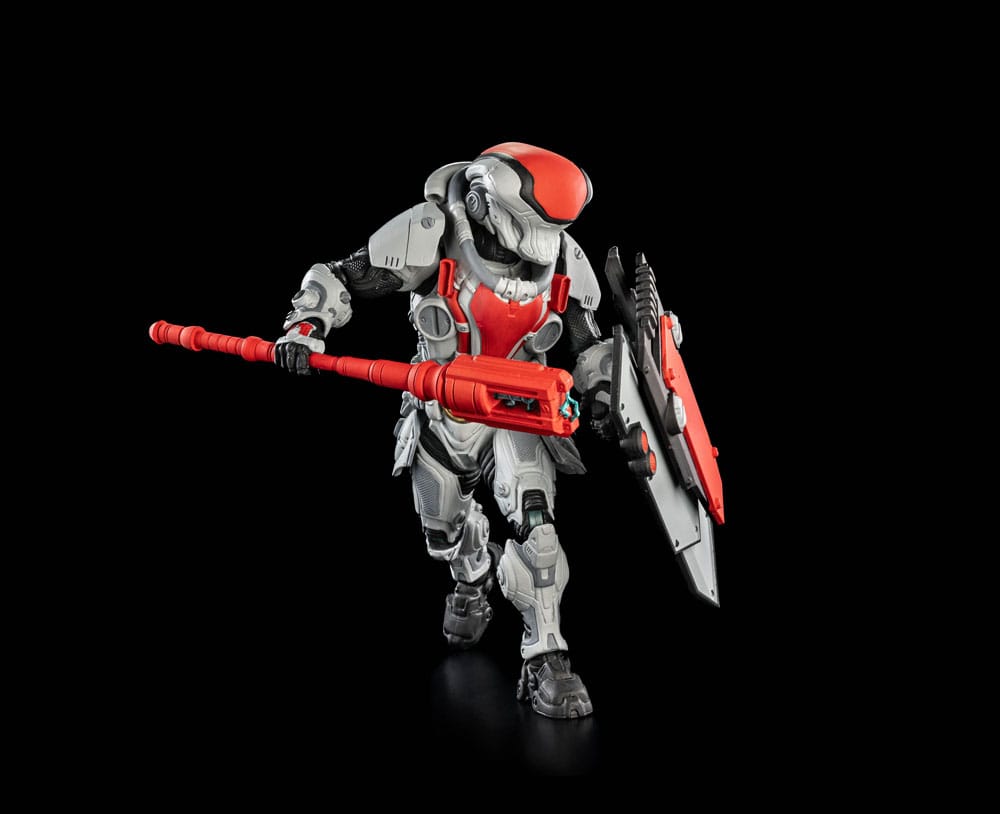 Cosmic Legions Outpost Zaxxius T.U.5.C.C. Phantom Trooper Action Figure, Four Horsemen Toy Design