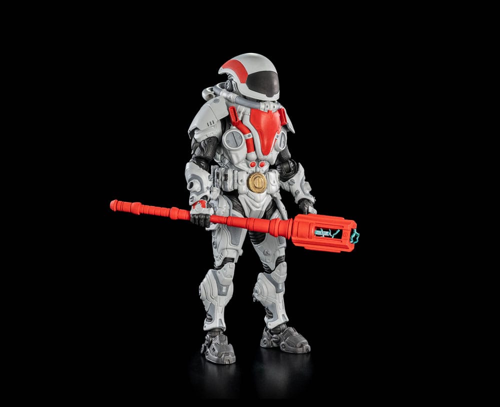 Cosmic Legions Outpost Zaxxius T.U.5.C.C. Phantom Trooper Action Figure, Four Horsemen Toy Design