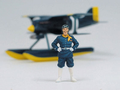 Porco Rosso Model Kit 1/48 Curtiss R3C-0 Idrovolante con Figura di Curtis - Fine