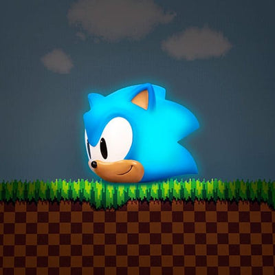 Sonic the Hedgehog Mood Light - Testa di Sonic 12 cm - Lampada a LED