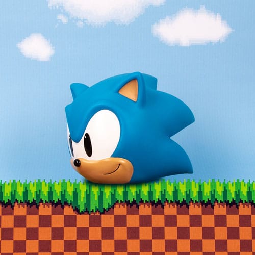 Sonic the Hedgehog Mood Light - Testa di Sonic 12 cm - Lampada a LED