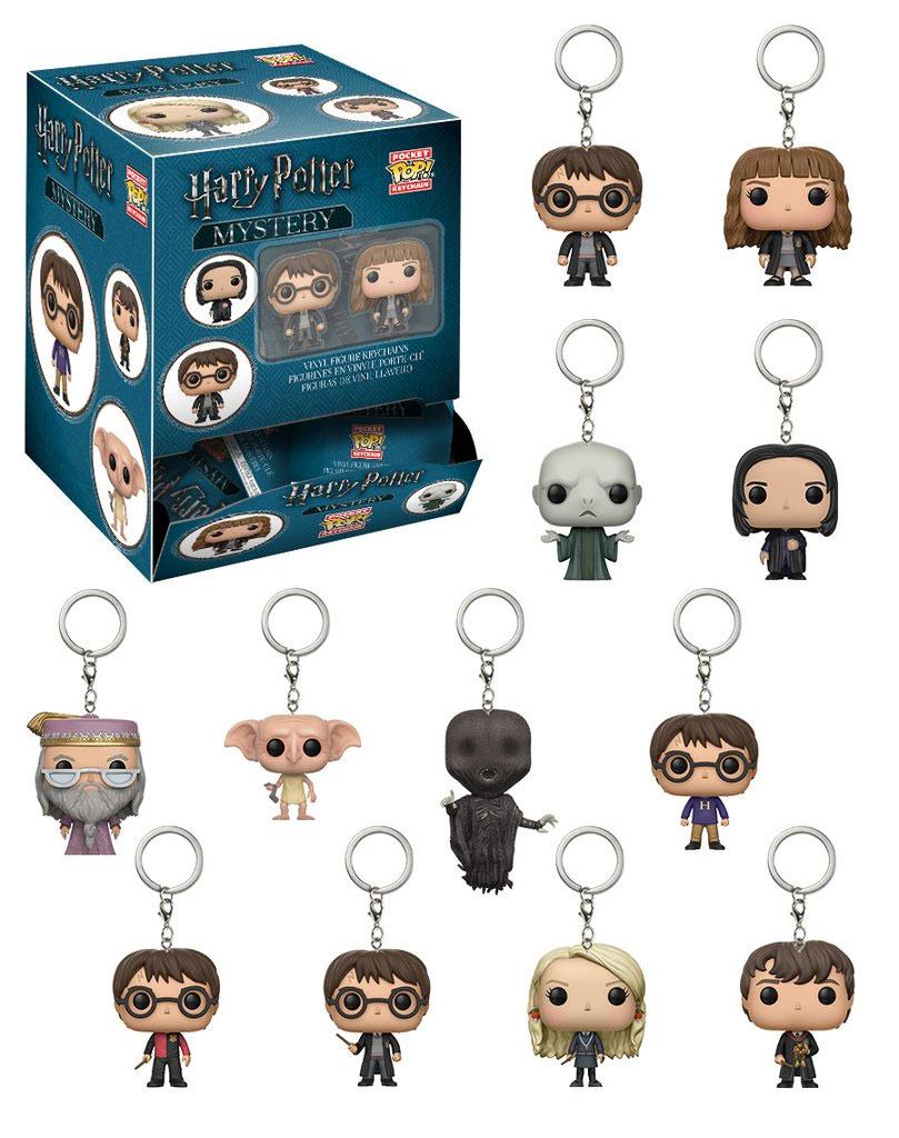 Portachiavi Pocket POP! Harry Potter in Vinile 5 cm con Display da 24 Pezzi Funko