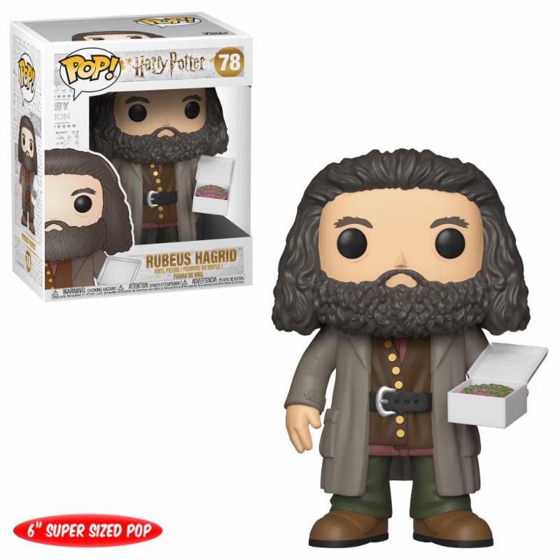 Harry Potter Super Sized POP! Movies Action Figure Hagrid con Torta 14 cm Funko