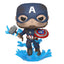 Avengers: Endgame POP! Movies Figure in vinile Captain America con scudo rotto e Mjölnir 9 cm Funko