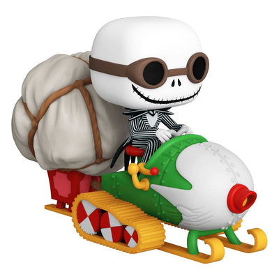 Funko POP! Rides Nightmare Before Christmas Jack con Occhiali e Motoslitta - Figura in Vinile 18 cm