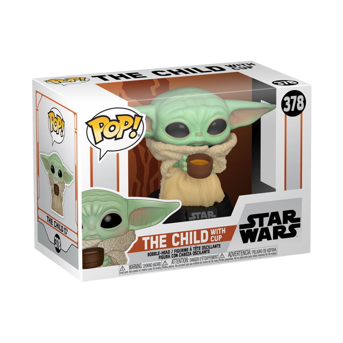 The Mandalorian POP! Star Wars Action Figure The Child con tazza 9 cm Funko