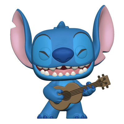 Lilo & Stitch POP! Disney Figura in Vinile Stitch con Ukulele 9 cm - Funko