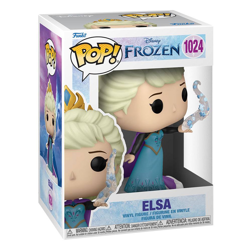 Funko POP! Disney Ultimate Princess Elsa (Frozen) Action Figure in Vinile 9 cm