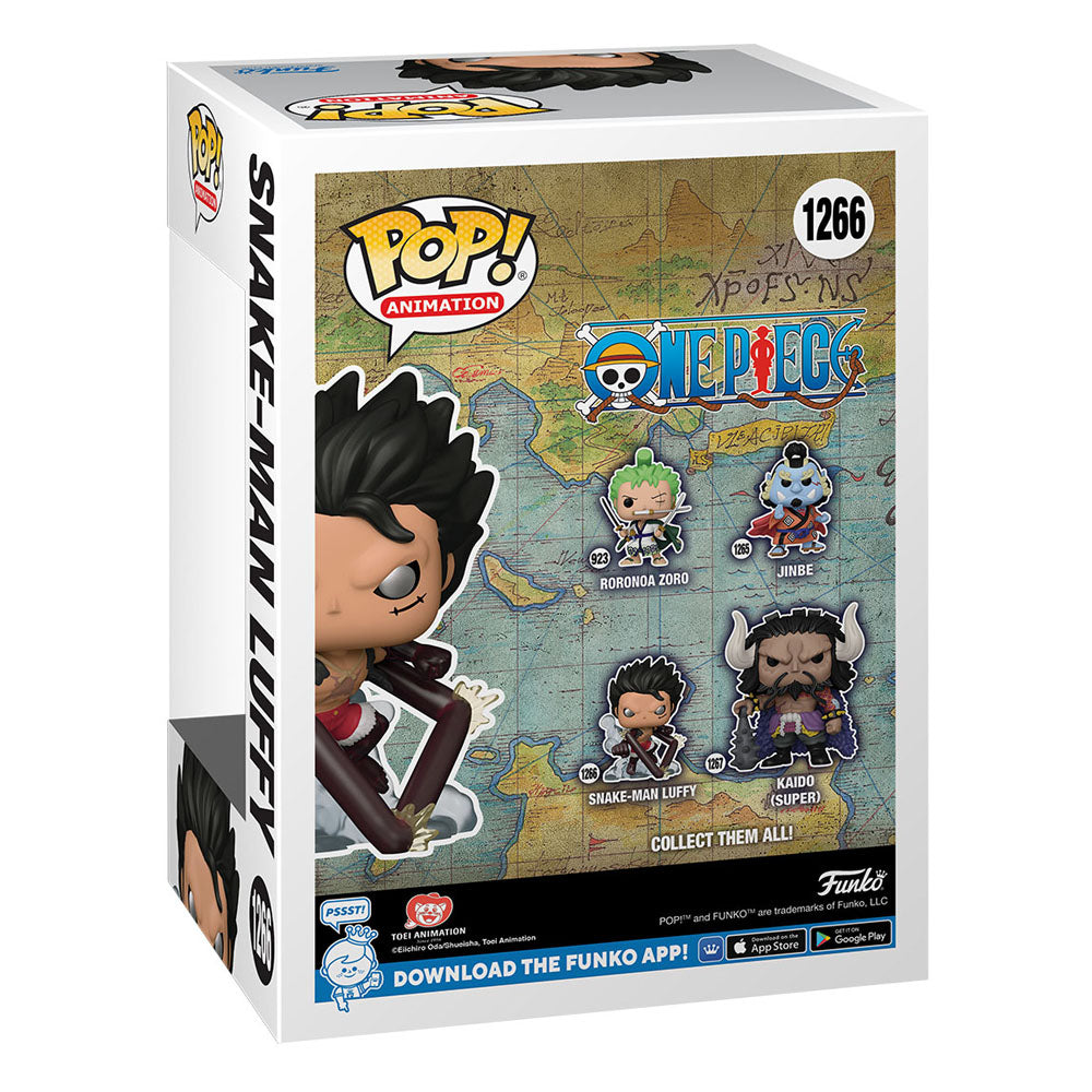 One Piece POP! Television Action Figure Snake-Man Luffy 9 cm Funko