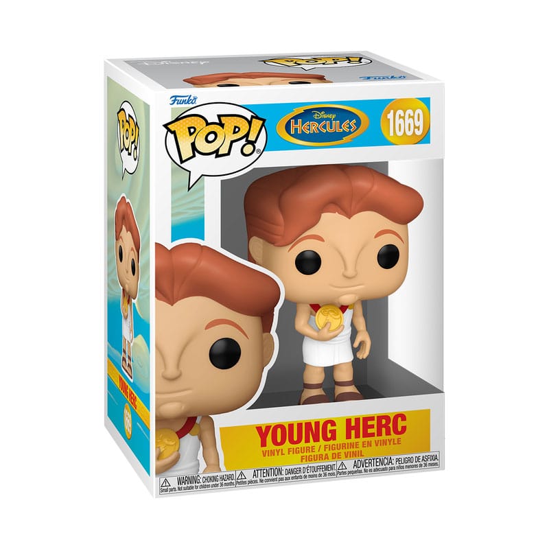 Hercules 25° Anniversario POP! Movies Figura in Vinile Young Hercules 9 cm - Funko