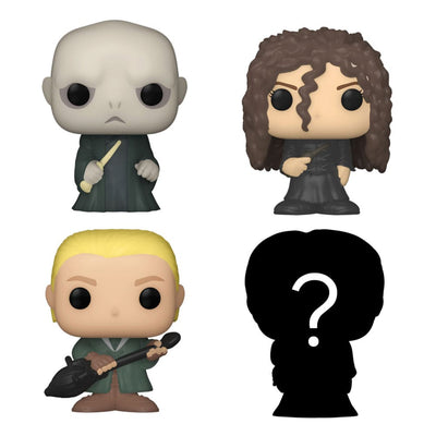 Harry Potter Bitty POP! Confezione da 4 – Voldemort e altri, figure in vinile da 2,5 cm, Funko