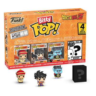 Dragon Ball Bitty POP! Mini-figure in vinile 4 pezzi Serie 1 – Funko, 2,5 cm