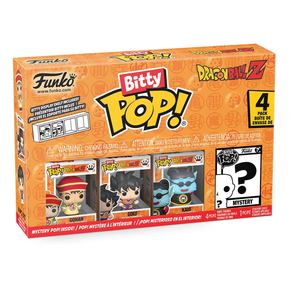 Dragon Ball Bitty POP! Mini-figure in vinile 4 pezzi Serie 1 – Funko, 2,5 cm