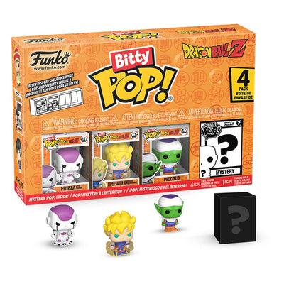 Dragon Ball Bitty POP! Serie 4 – Confezione da 4 Mini Figure in Vinile (2,5 cm) Funko