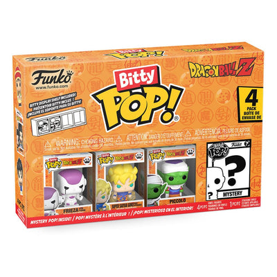 Dragon Ball Bitty POP! Serie 4 – Confezione da 4 Mini Figure in Vinile (2,5 cm) Funko