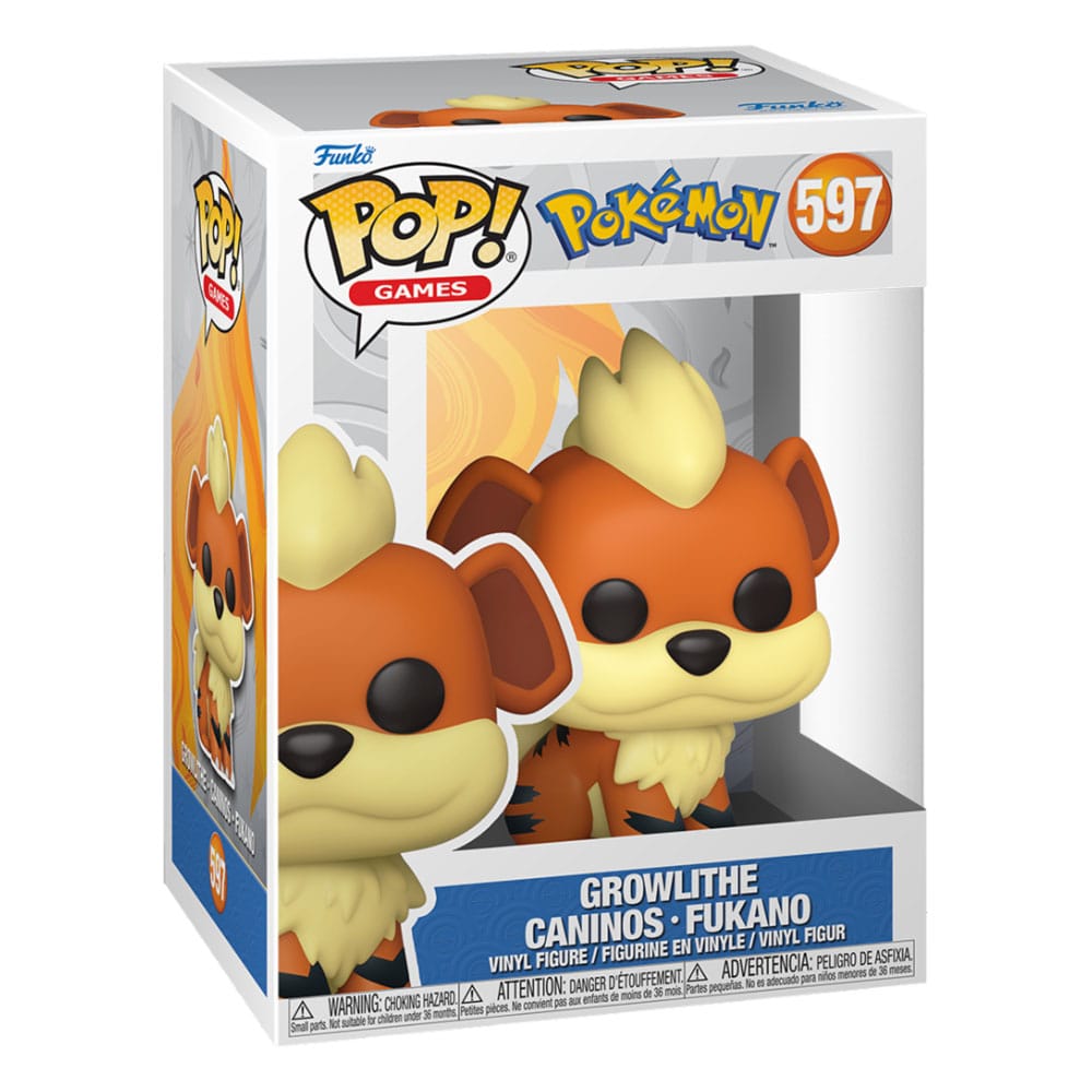 Funko POP! Games Pokémon Growlithe - Figura in Vinile 9 cm