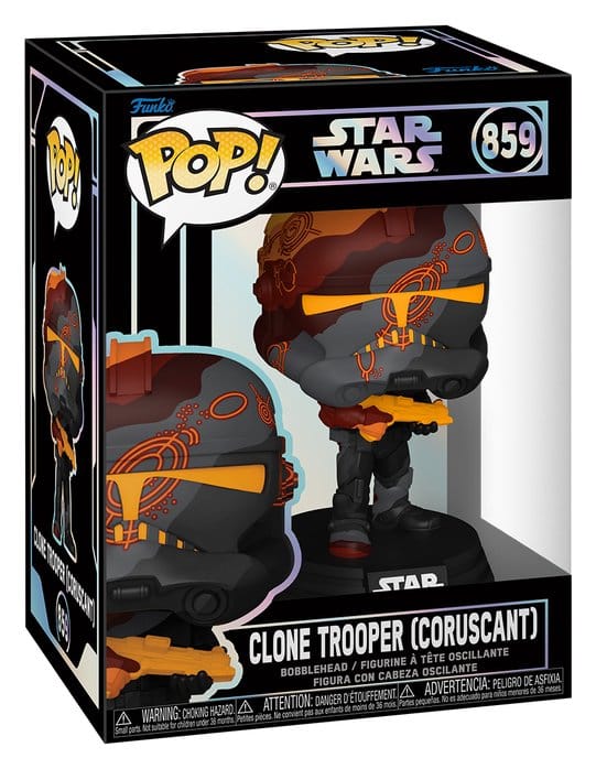 Star Wars POP! Vinyl Bobblehead Clone Trooper (Coruscant) 9 cm Funko
