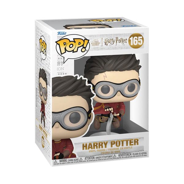 Funko POP! Movies Harry Potter Harry con Scopa (Quidditch) Figura in Vinile 9 cm