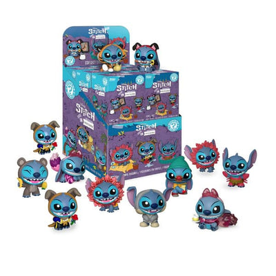 Disney Mystery Mini Figure in Vinile 5 cm Stitch in Costume - Display da 12 Confezioni Cieche Funko