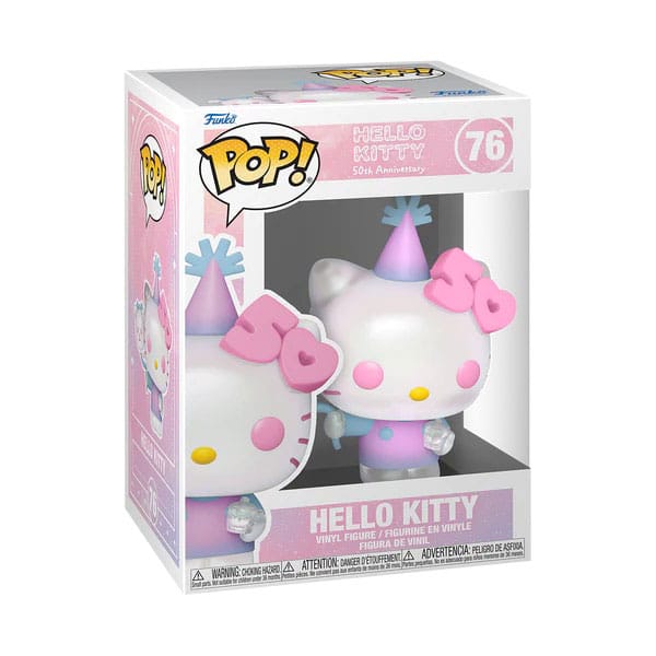 Hello Kitty con palloncini, figura in vinile POP! Sanrio 9 cm - Funko