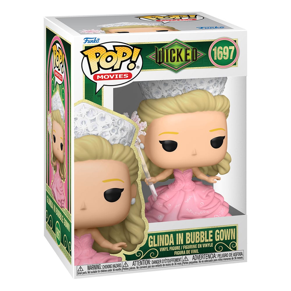 Funko POP! Wicked - Glinda (Abito a Bolle) - Figura in Vinile 9 cm