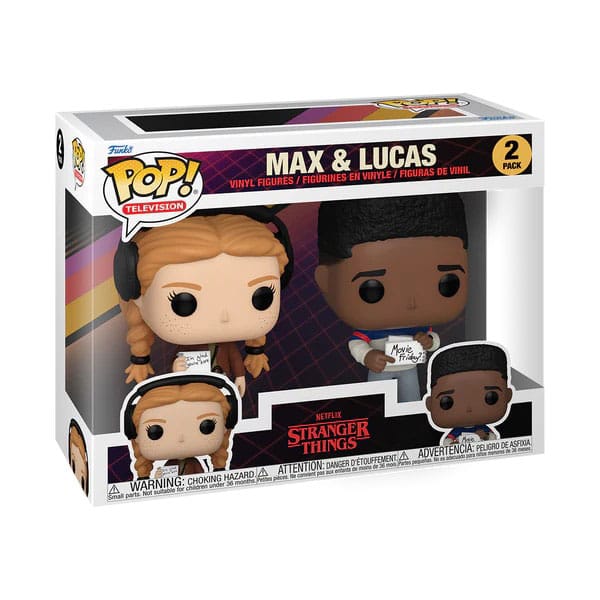 Stranger Things POP! Animation Vinyl Figures 2-Pack Max & Lucas 9 cm Funko