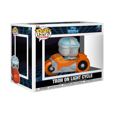 Funko POP! Rides Deluxe: Tron con Cycle – Figura in vinile 9 cm