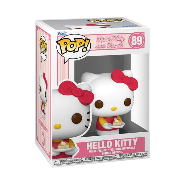 Action Figure in vinile Funko POP! Hello Kitty con dessert Sanrio 9 cm