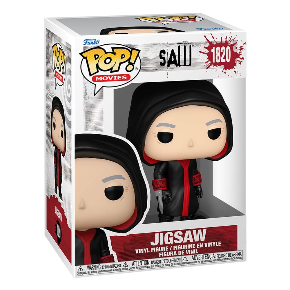 Saw POP! Movies Figura in Vinile Jigsaw con Chase - Funko, 9 cm, Assortimento da 6