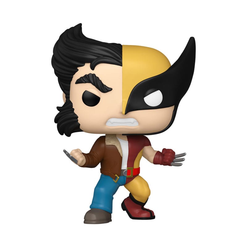 Marvel POP! Figura in vinile Split Wolverine/Logan 9 cm - Funko