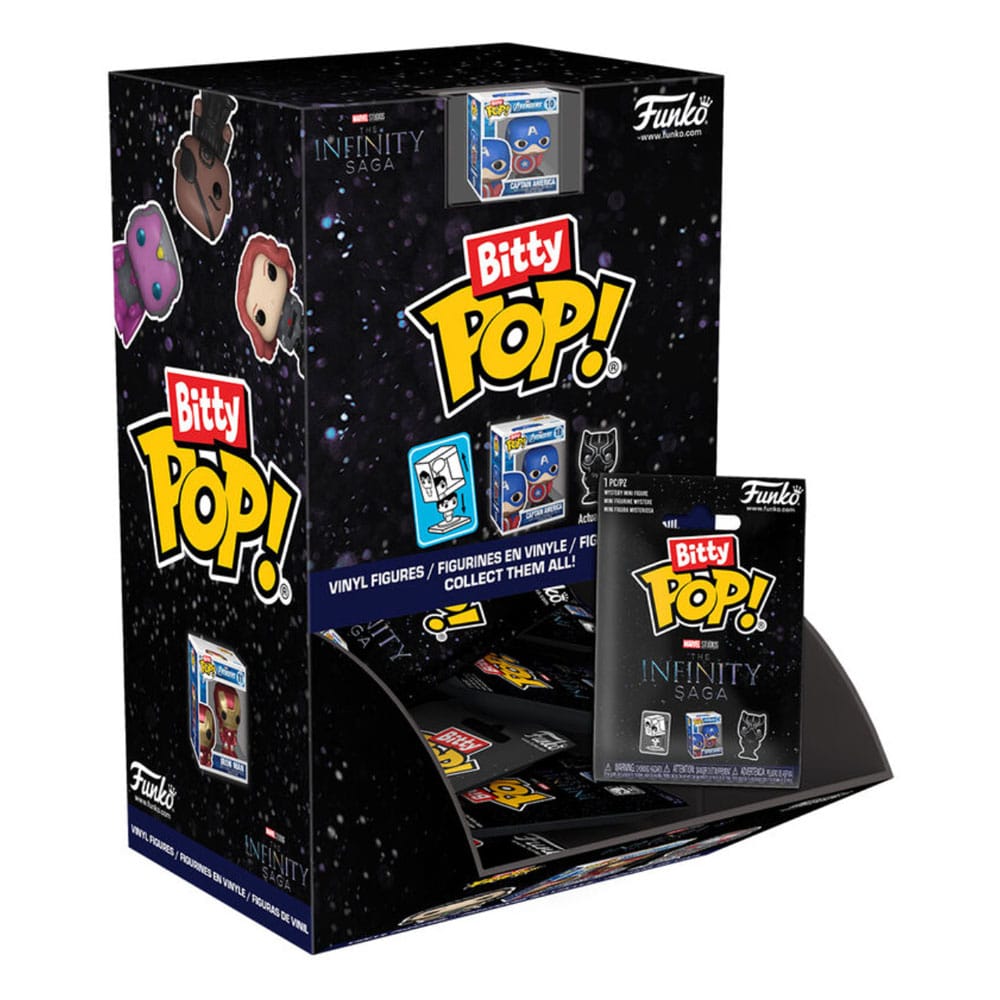 Marvel The Infinity Saga Bitty POP! Figure in vinile da 2 cm, display da 32 pezzi Funko