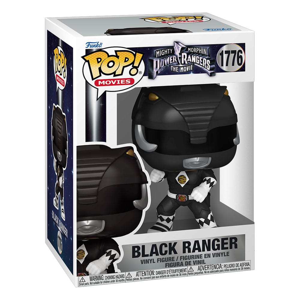 Mighty Morphin Power Rangers: The Movie POP! Figure in vinile Black Ranger 9 cm Funko