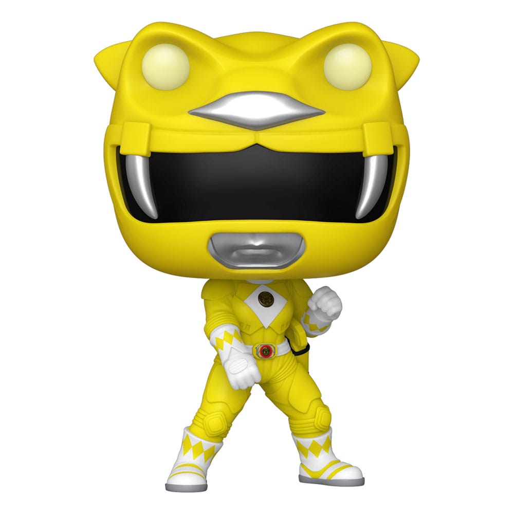 Mighty Morphin Power Rangers: The Movie POP! Movies Yellow Ranger (GITD) – Funko Figura in Vinile 9 cm
