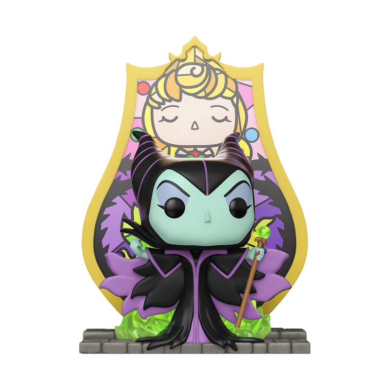 Funko POP! Deluxe - Maleficent (Glass) - Figura in vinile 9 cm - Sleeping Beauty