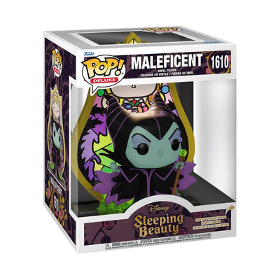 Funko POP! Deluxe - Maleficent (Glass) - Figura in vinile 9 cm - Sleeping Beauty