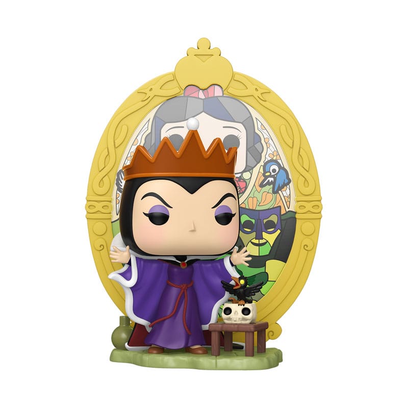Funko POP! Deluxe - Disney Villains Regina Cattiva (Vetro) - Figura in Vinile 9 cm