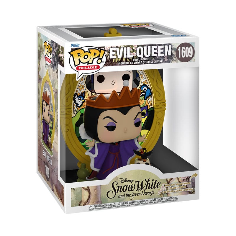 Funko POP! Deluxe - Disney Villains Regina Cattiva (Vetro) - Figura in Vinile 9 cm