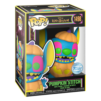 Lilo & Stitch POP! Disney Figura in Vinile Blacklight Pumpkin Stitch 9 cm - Funko