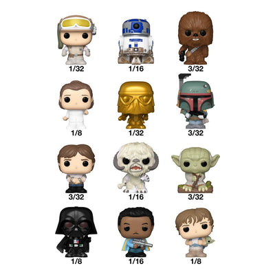 Star Wars Bitty POP! Figure in vinile, display da 32 pezzi, serie 2, 2,5 cm - Funko