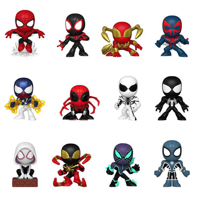 Spider-Man Mini Figure Comics 5 cm Display 12 Pezzi Funko
