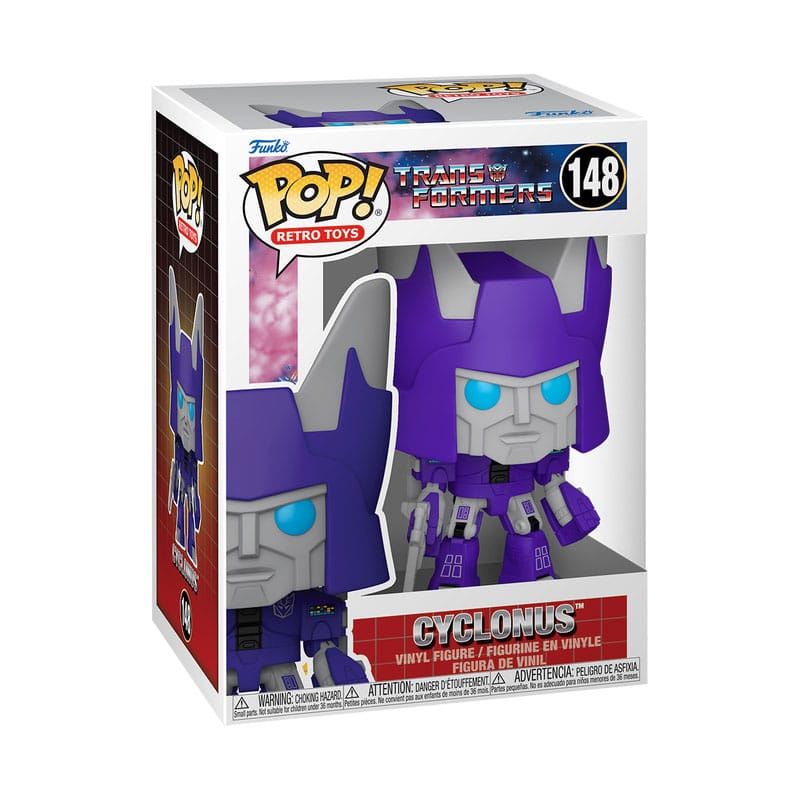 Funko POP! TV Transformers Retro Series Cyclonus - Figura in Vinile 9 cm