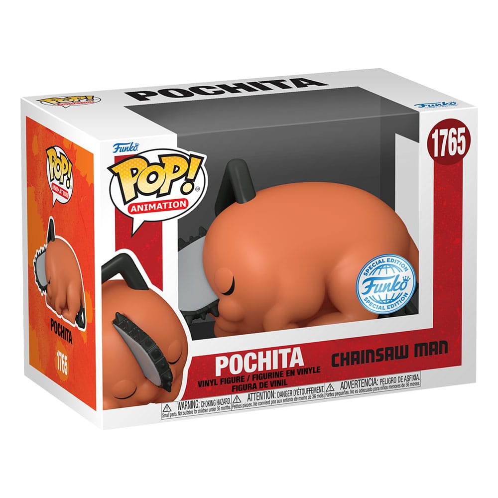Funko POP! Movies Chainsaw Man - Pochita che dorme, action figure in vinile 9 cm, esclusiva
