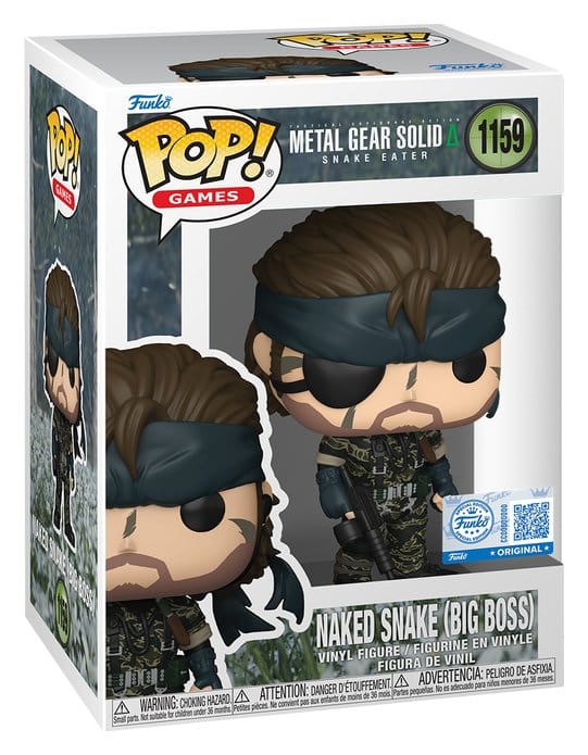 Funko POP! Games: Metal Gear Solid 3 - Big Boss, esclusiva Hero, figura in vinile 9 cm